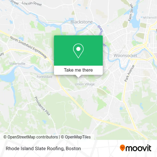 Rhode Island Slate Roofing map