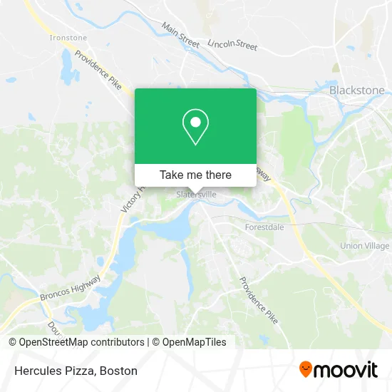 Hercules Pizza map