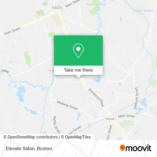 Elevate Salon map