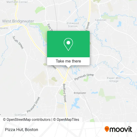 Pizza Hut map