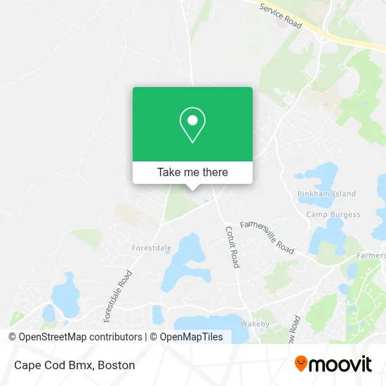 Cape Cod Bmx map