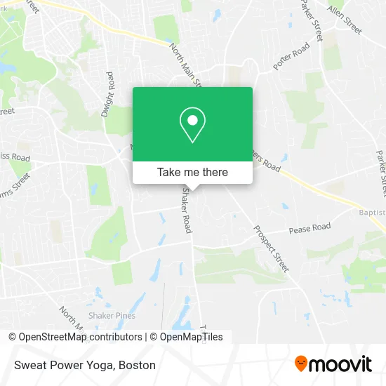 Sweat Power Yoga map