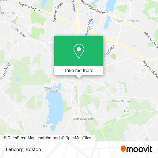 Labcorp map