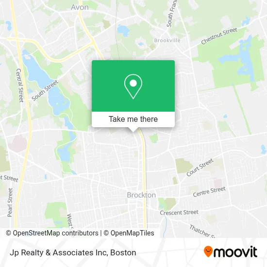 Jp Realty & Associates Inc map