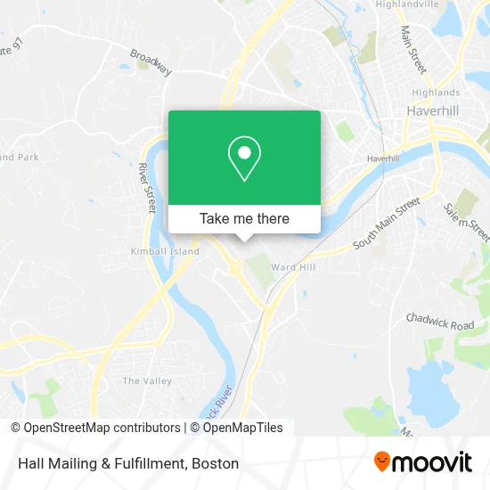 Hall Mailing & Fulfillment map