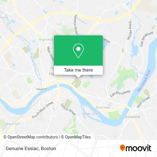 Genuine Essiac map