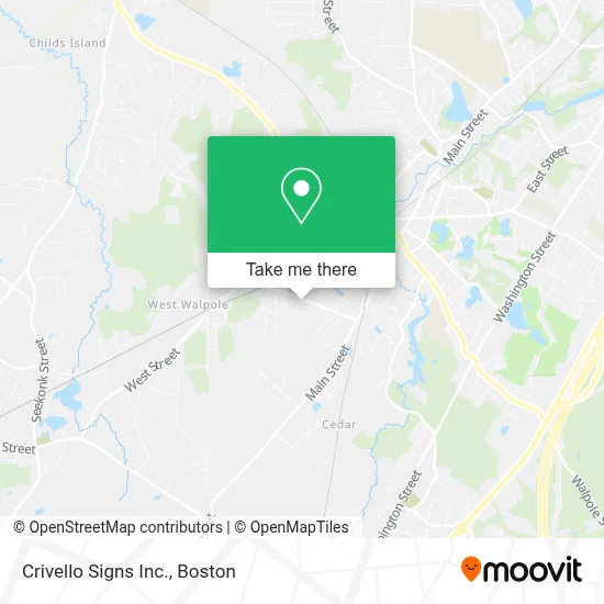 Crivello Signs Inc. map