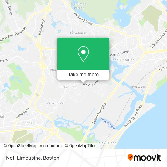 Noti Limousine map