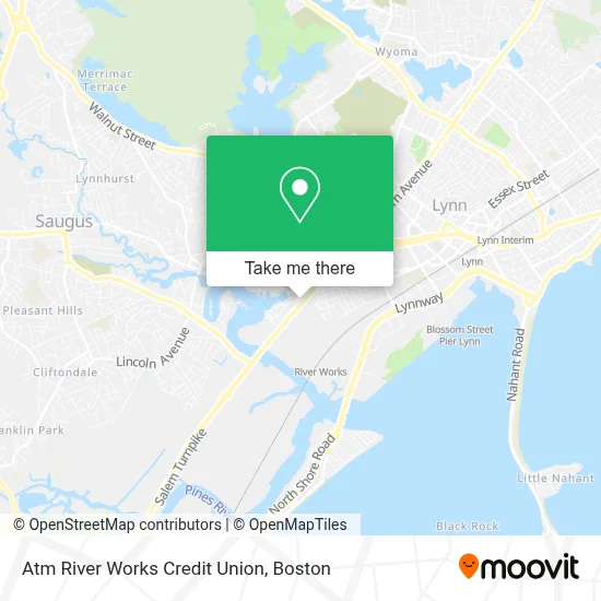 Atm River Works Credit Union map