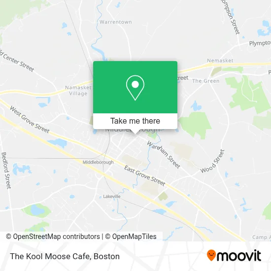 The Kool Moose Cafe map