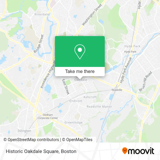Historic Oakdale Square map