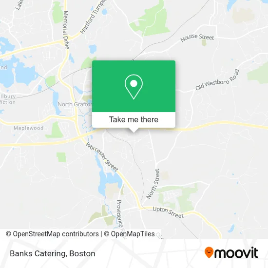 Banks Catering map