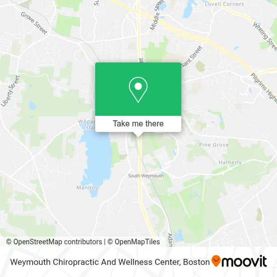 Weymouth Chiropractic And Wellness Center map