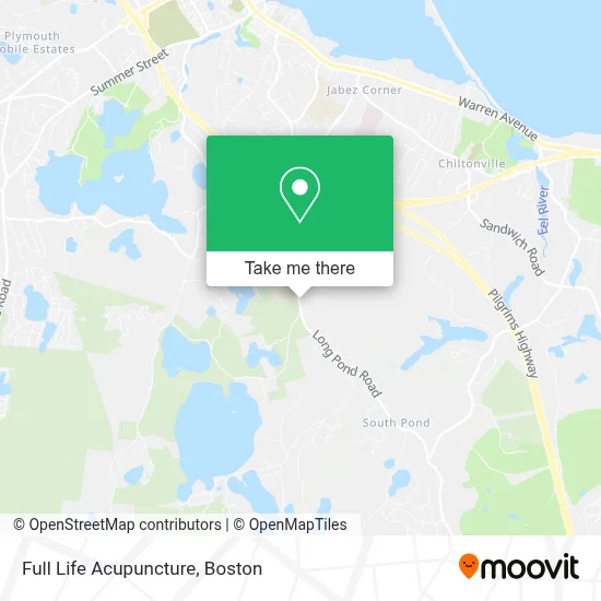Full Life Acupuncture map