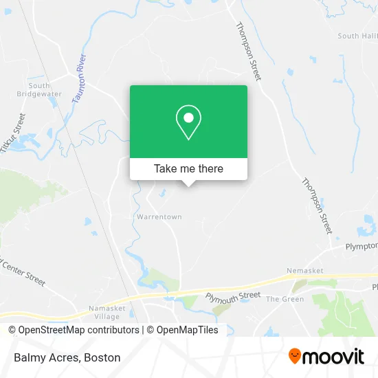 Balmy Acres map