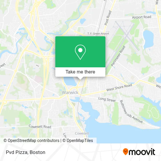 Pvd Pizza map