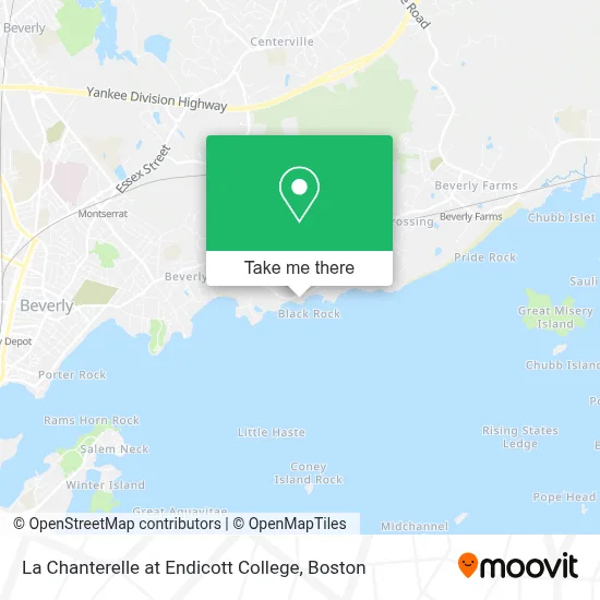 La Chanterelle at Endicott College map