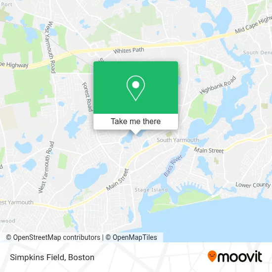 Simpkins Field map