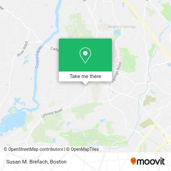 Susan M. Brefach map