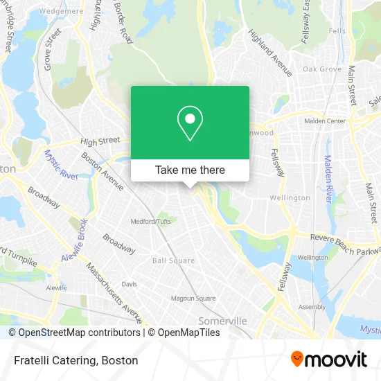 Fratelli Catering map