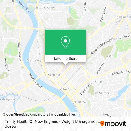 Trinity Health Of New England - Weight Management map