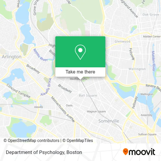 Department Of Psychology map