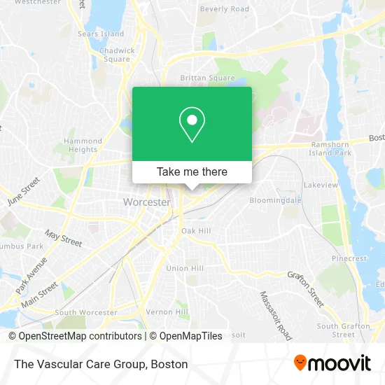 The Vascular Care Group map