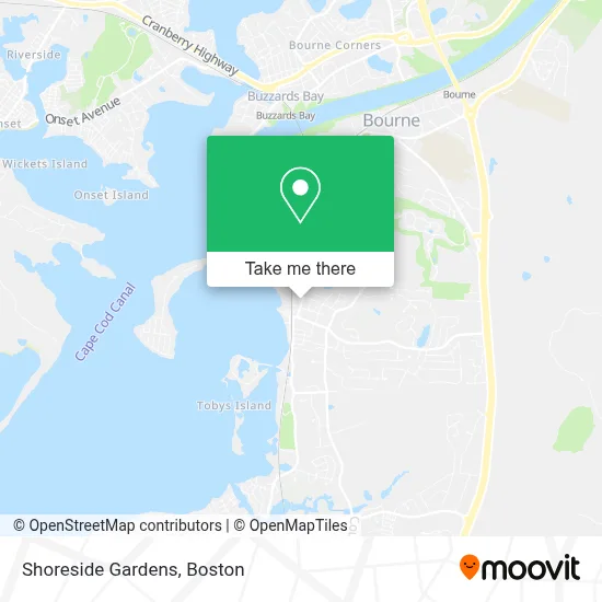 Shoreside Gardens map