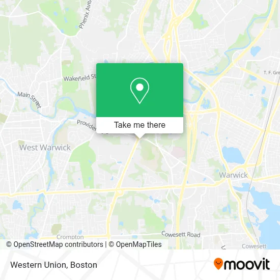 Western Union map
