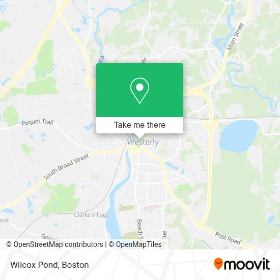 Wilcox Pond map