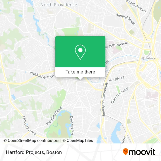 Hartford Projects map