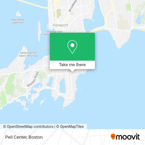 Pell Center map