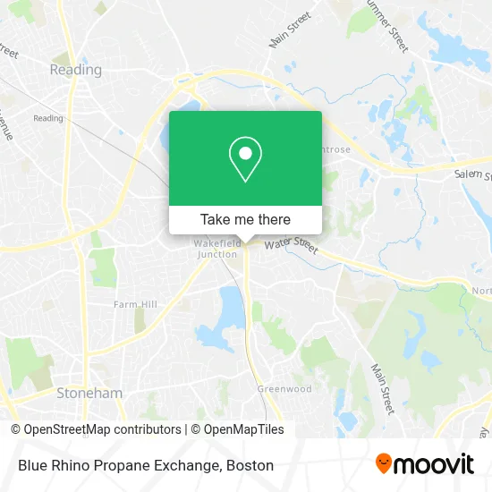 Blue Rhino Propane Exchange map