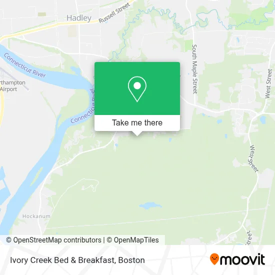 Ivory Creek Bed & Breakfast map