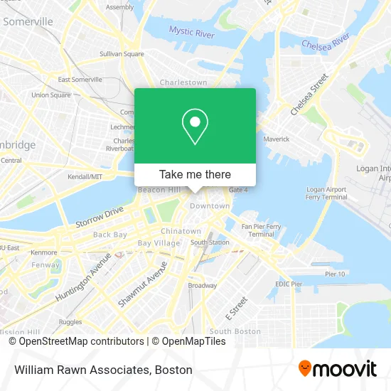 William Rawn Associates map