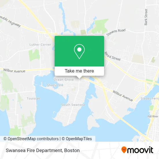 Swansea Fire Department map