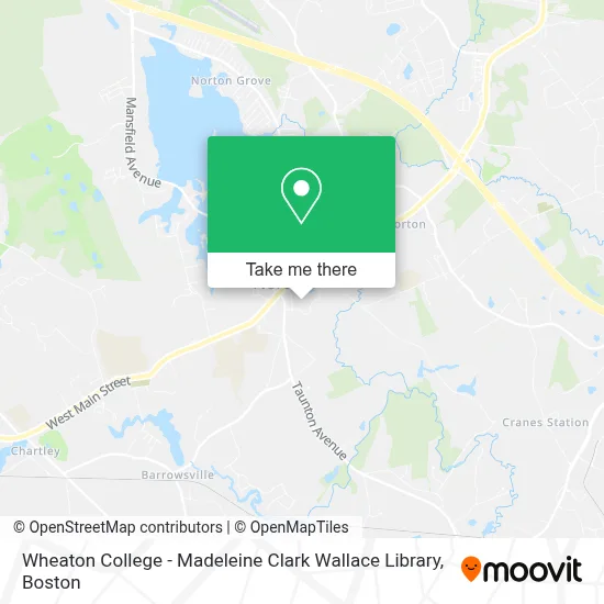 Wheaton College - Madeleine Clark Wallace Library map