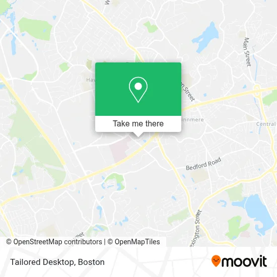 Tailored Desktop map