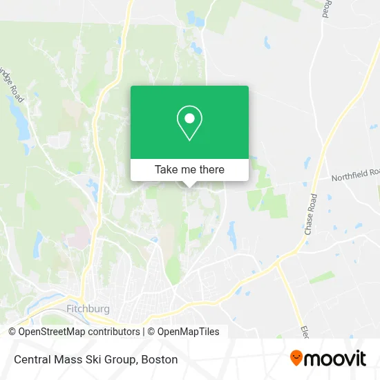 Central Mass Ski Group map