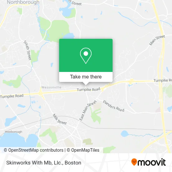 Skinworks With Mb, Llc. map