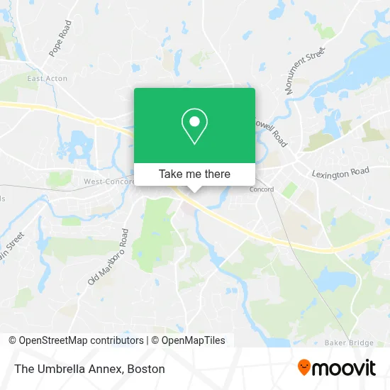 The Umbrella Annex map