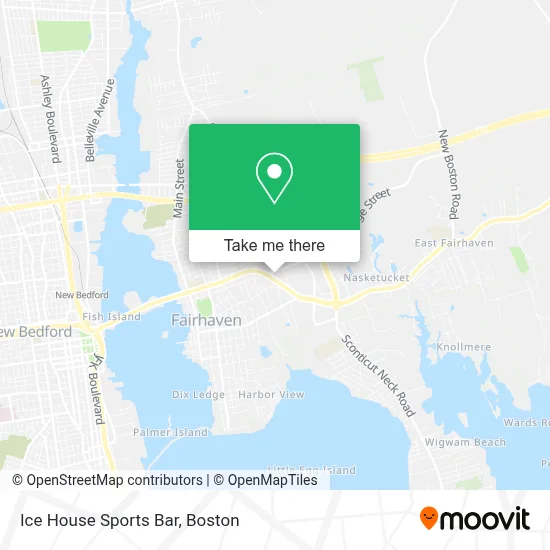 Ice House Sports Bar map