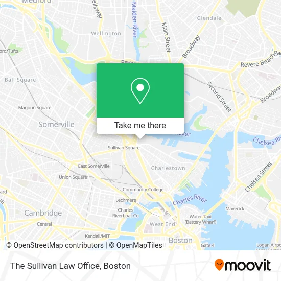 The Sullivan Law Office map