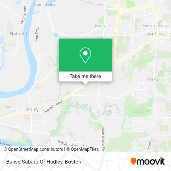 Balise Subaru Of Hadley map