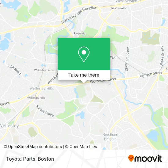 Toyota Parts map