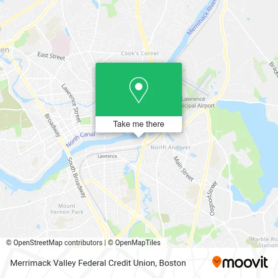 Merrimack Valley Federal Credit Union map