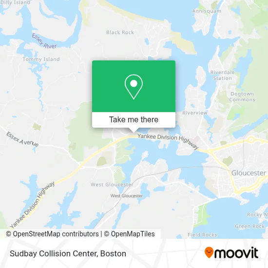 Sudbay Collision Center map