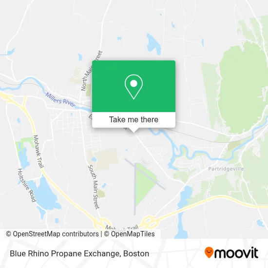Blue Rhino Propane Exchange map