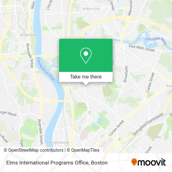 Elms International Programs Office map