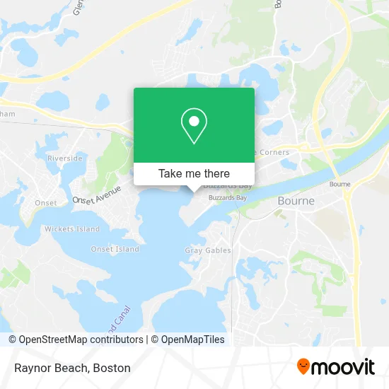 Raynor Beach map